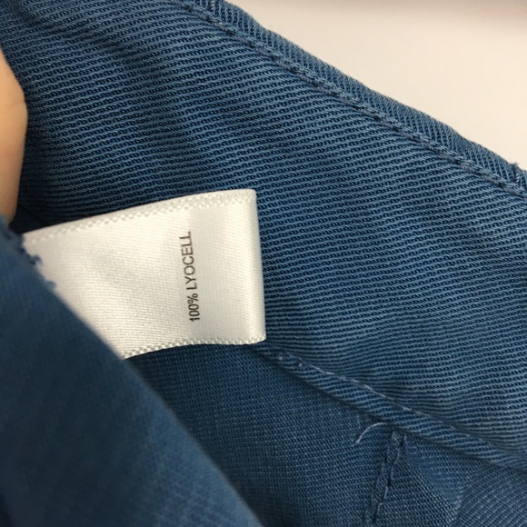 Ann Taylor LOFT Blue Lyocell Chino Jogger Pants - Picture 5 of 7